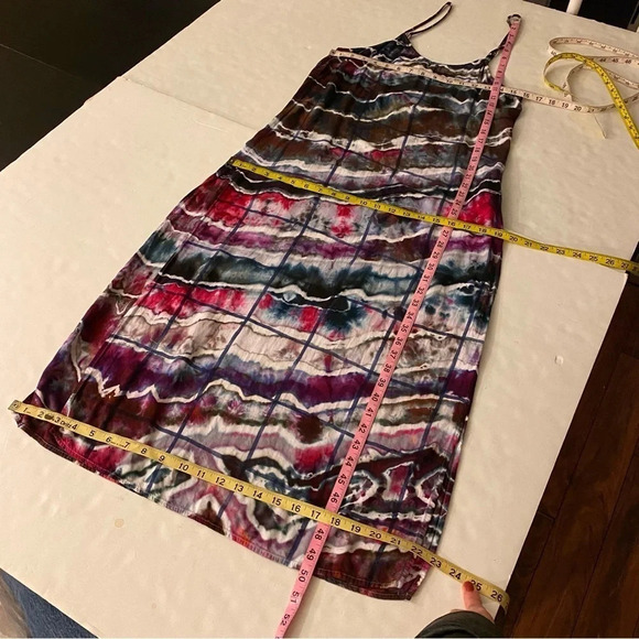 Rails Maxi Dress Womens Small Geode Tie Dye Alison Dress Sundress Handmade Brown - Picture 10 of 16